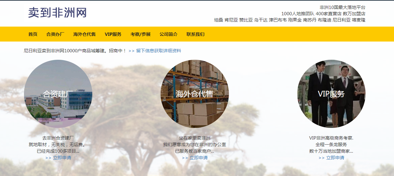 卖到非洲网